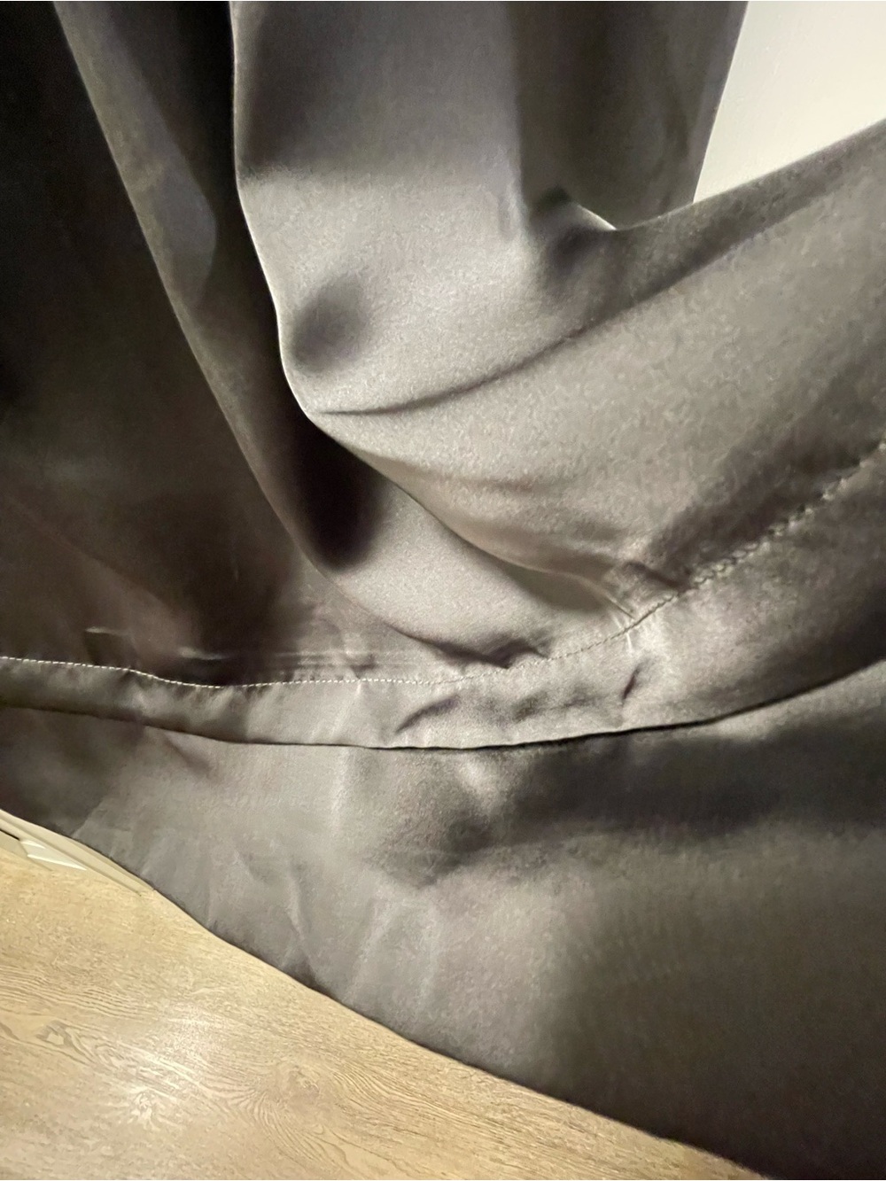 Lapis Brand Ruffle Neck Tunic Gray - Picture 7 of 7